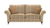 Large 2 Seater Sofa. Baslow Stripe Mink - Grade B